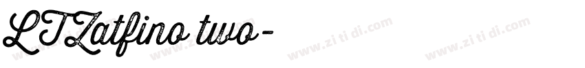 LTZatfino two字体转换